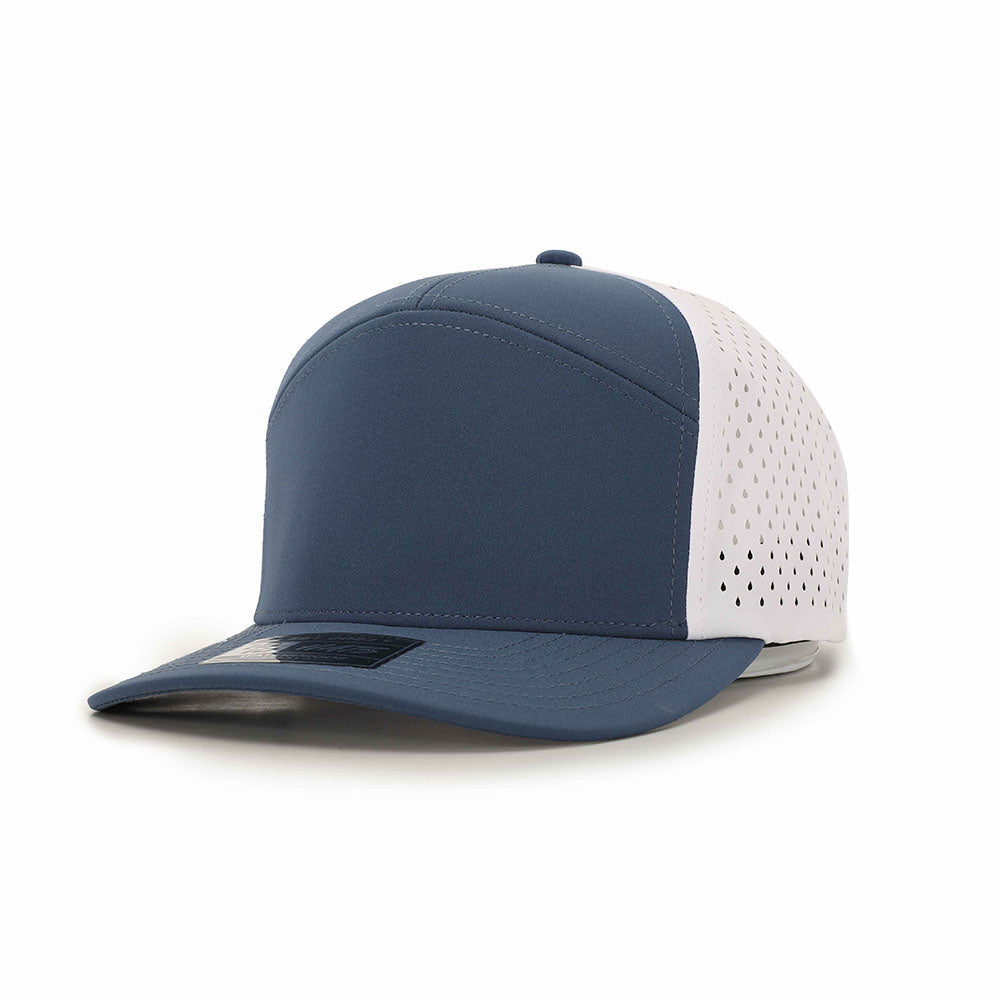 7 Panel - Deep Blue / White