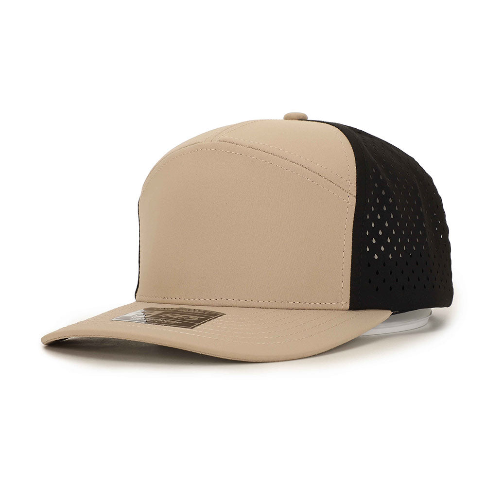 7 Panel - Khaki / Black
