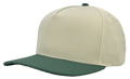 VINTAGE 5 PANEL Custom Hat MASTERS GREEN WHITE