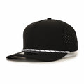 5 Panel with Rope - Black