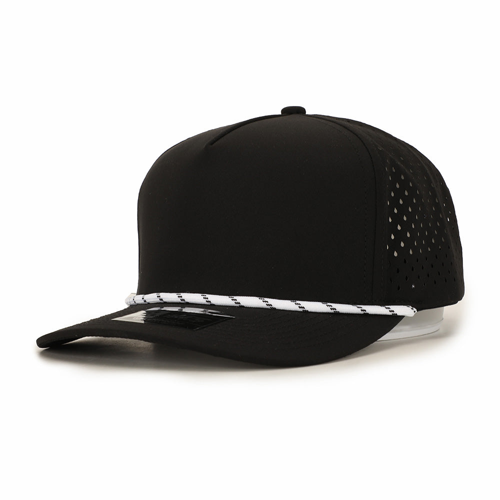 5 Panel with Rope - Black