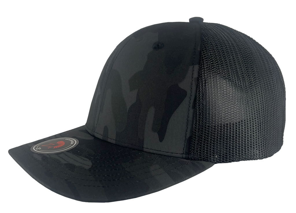 Custom Hat Warrior Black Camo