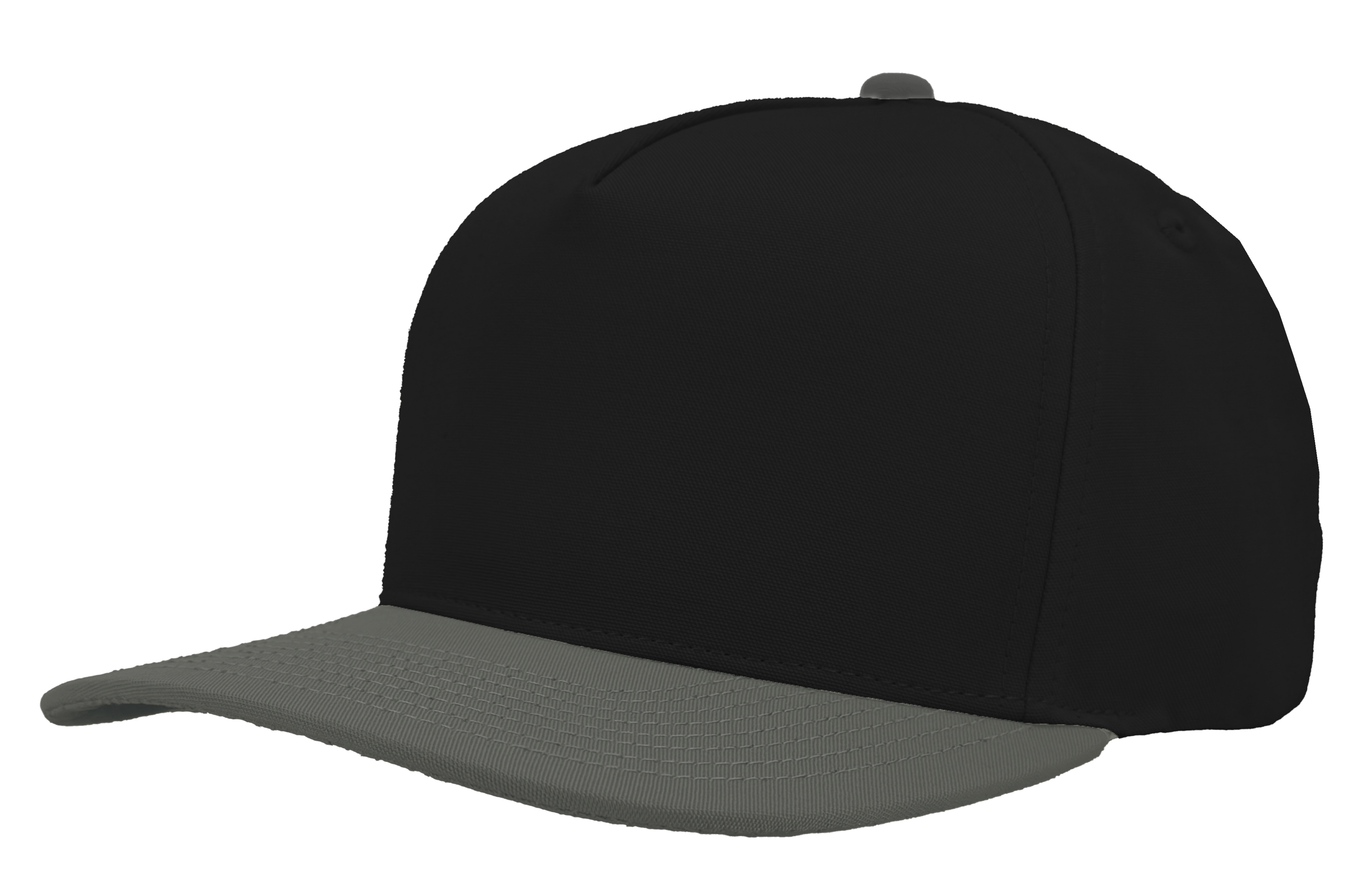 custom hat patriot black grey slant view