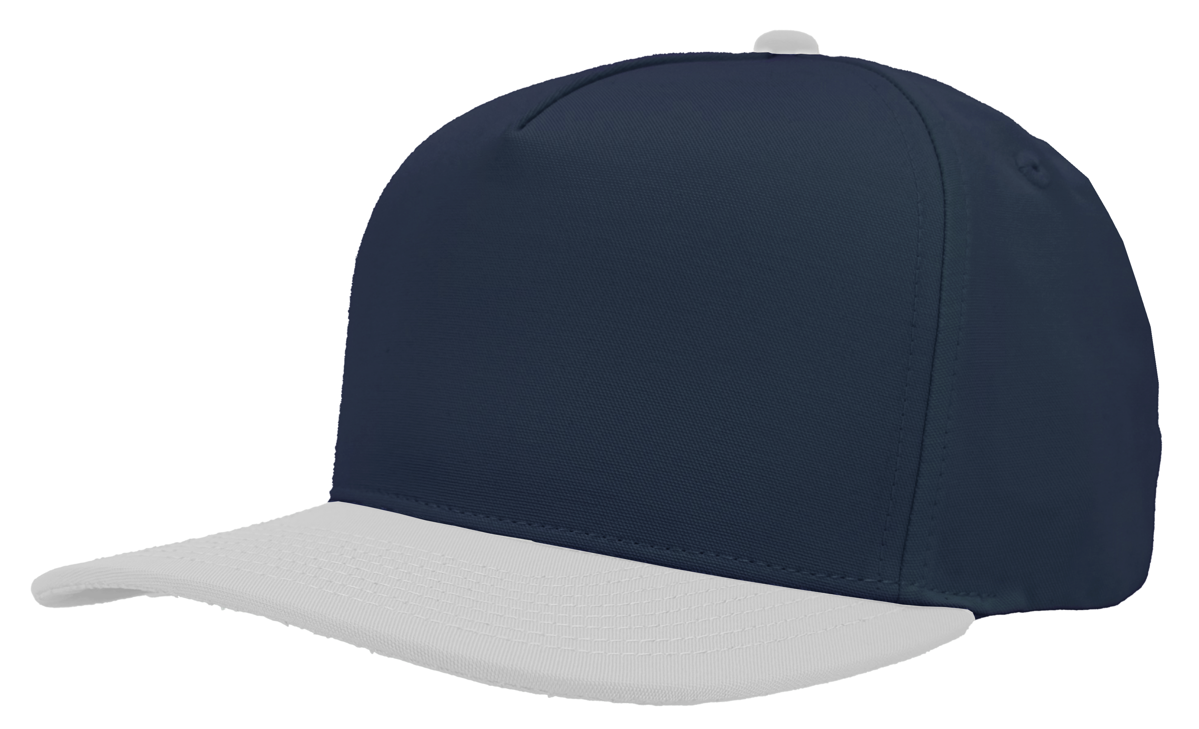 custom hat patriot white navy blue slant view