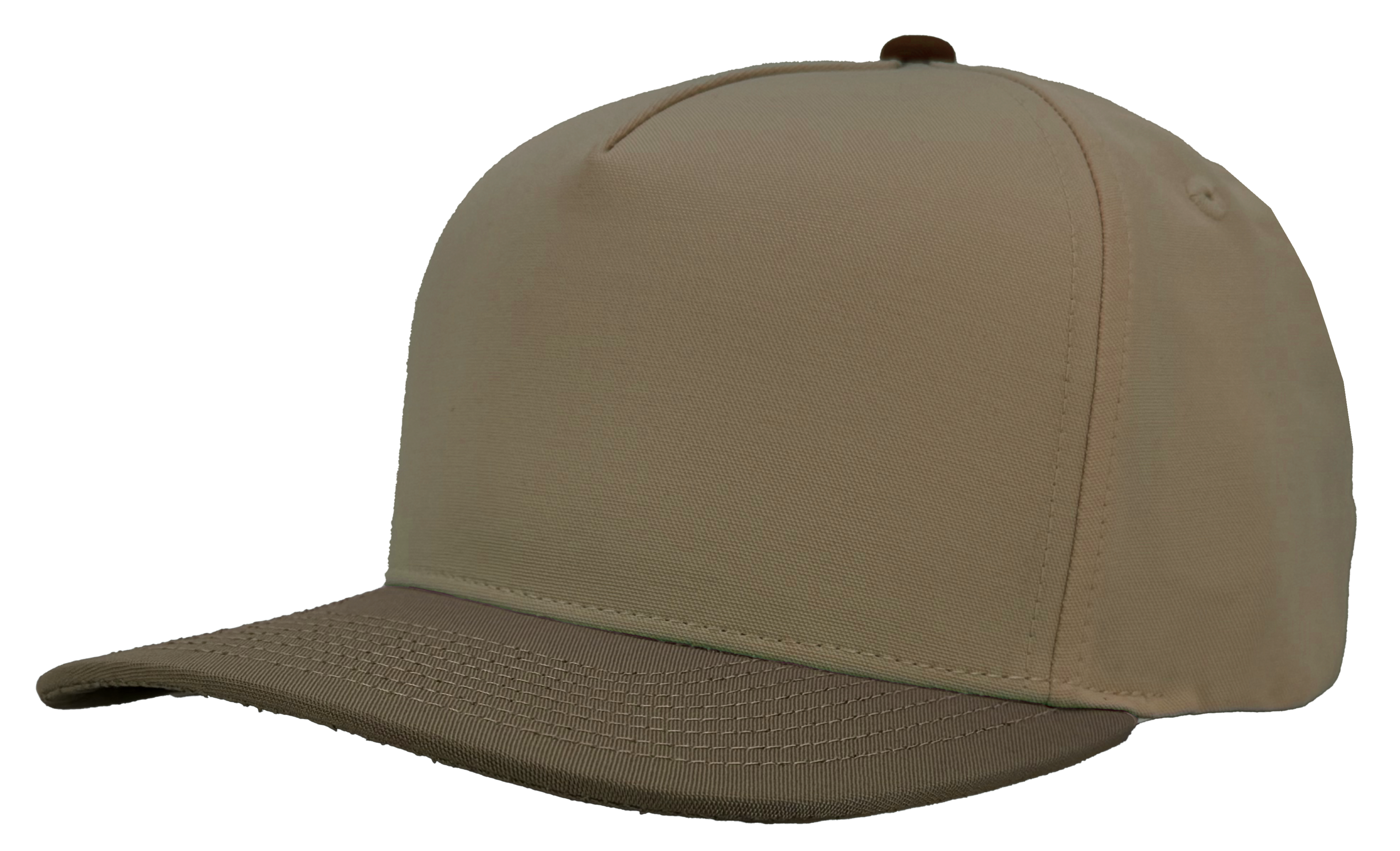 custom performance hat patriot khaki brown slant view